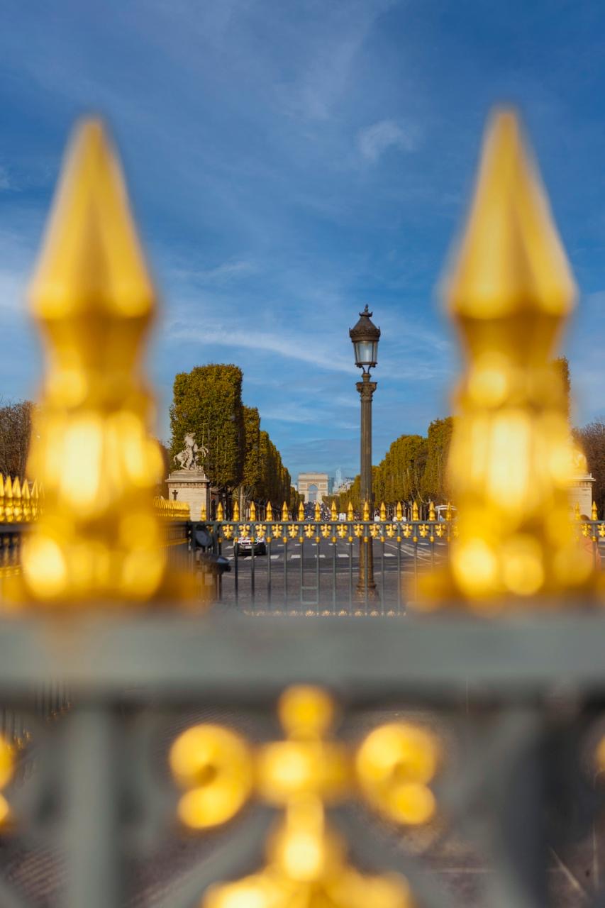 PERSPECTIVE DOREE SUR LES CHAMPS-ELYSEES