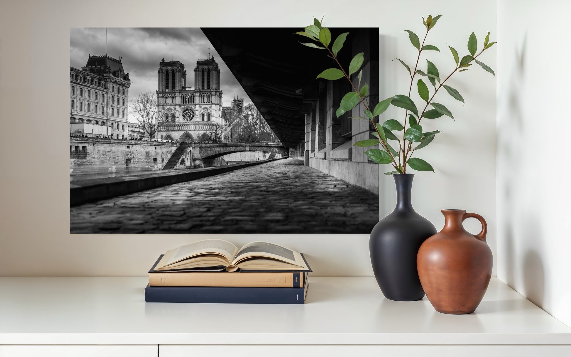 Perspective sur Notre-Dame de Paris