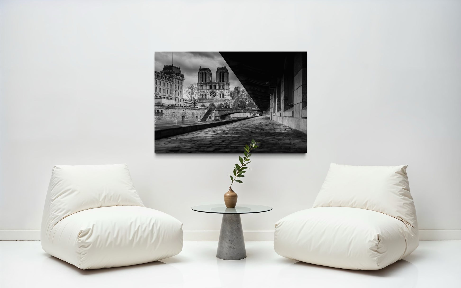 Perspective sur Notre-Dame de Paris